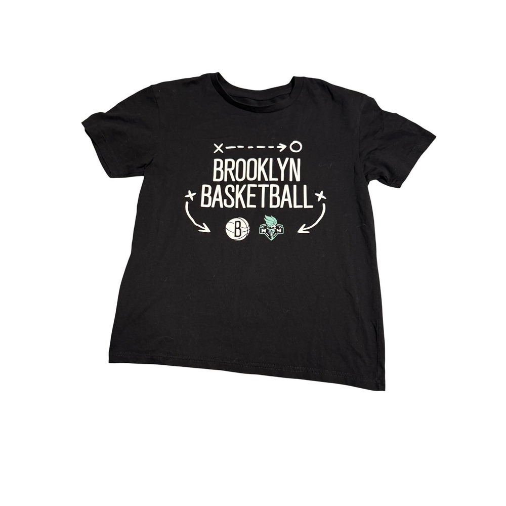 Brooklyn Basketball × Brooklyn Nets‎ New York Liberty Black Shirt Size Small Kid